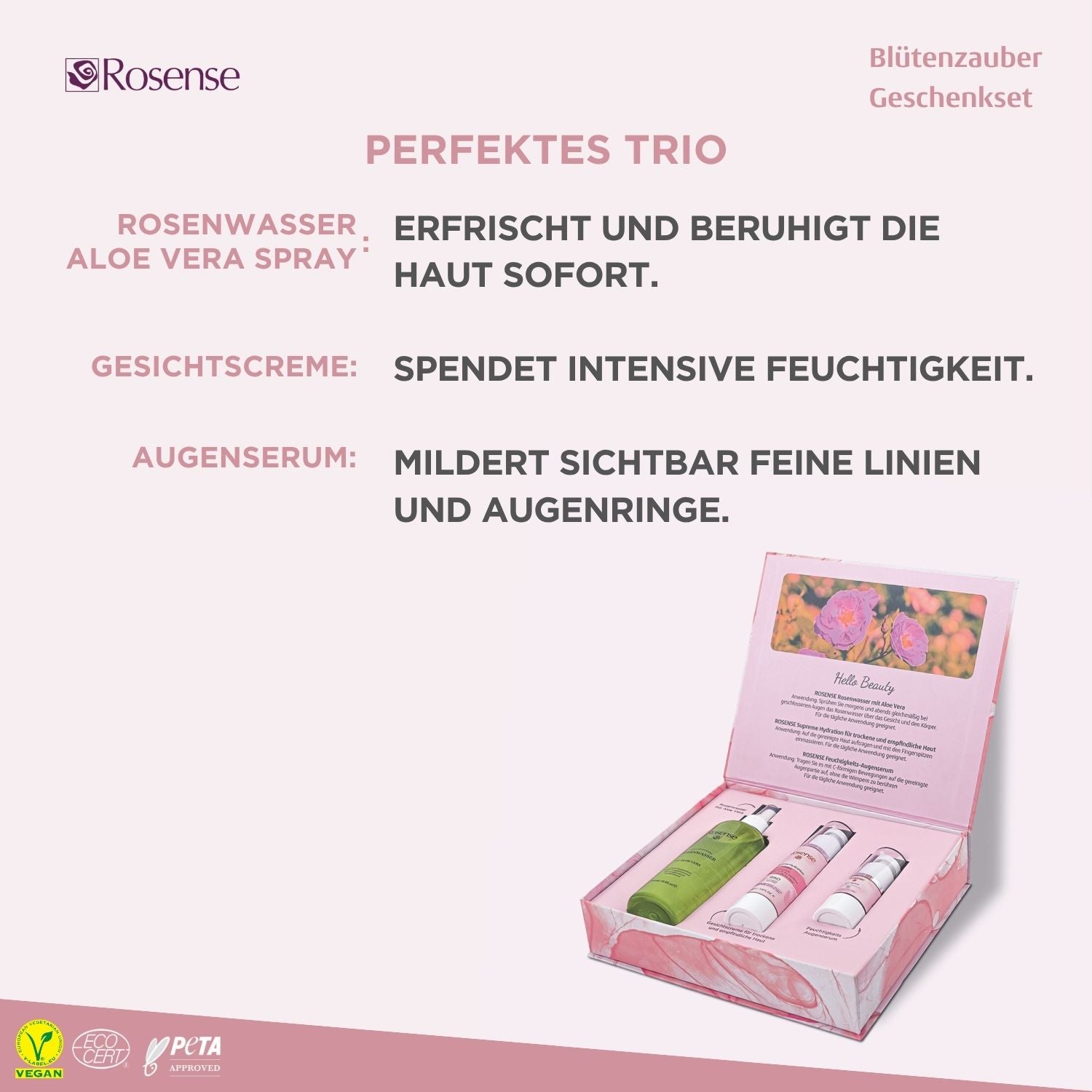 Rosense Blütenzauber Geschenkset