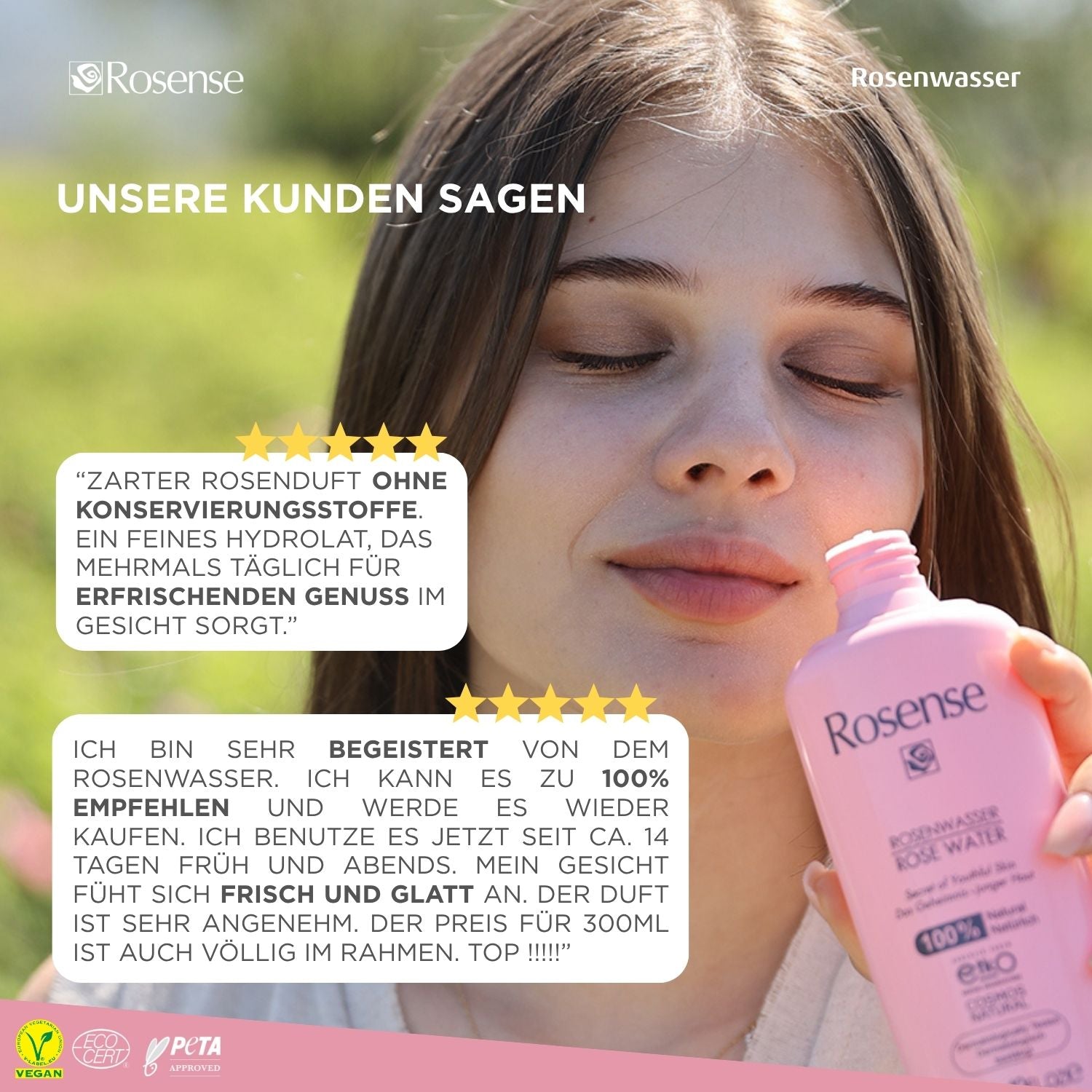 Rose water 300 ml