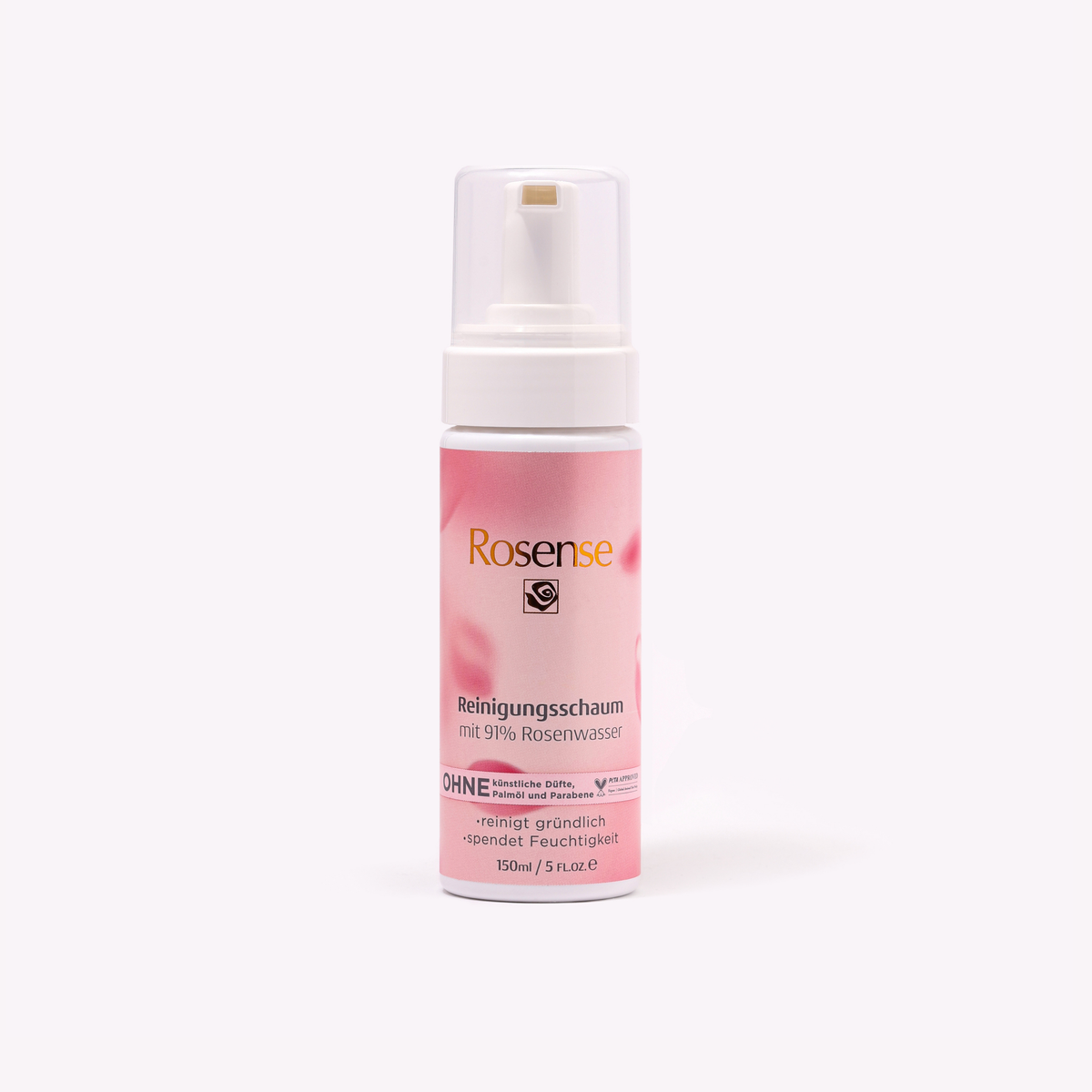 Rosense Reinigungsschaum mit 91% Rosenwasser - 150 ml