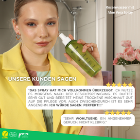 Rosense Rosenwasser mit Aloe Vera Spray - 200 ml
