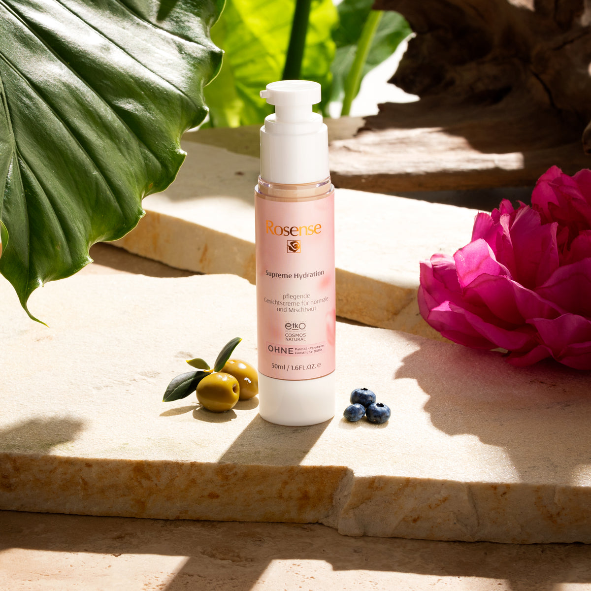 Rosense Gesichtscreme & Augenserum Set | Pflege für normale & Mischhaut