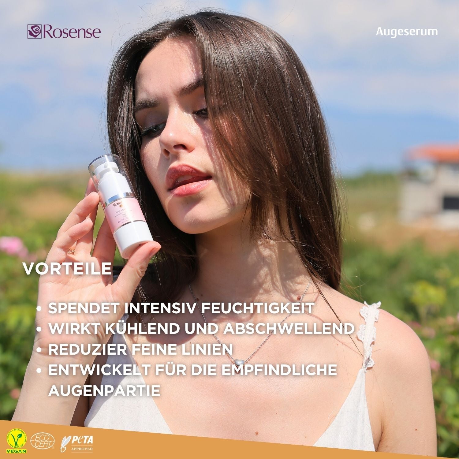 Rosense Rose Supreme Feuchtigkeits-Augenserum - 15 ml