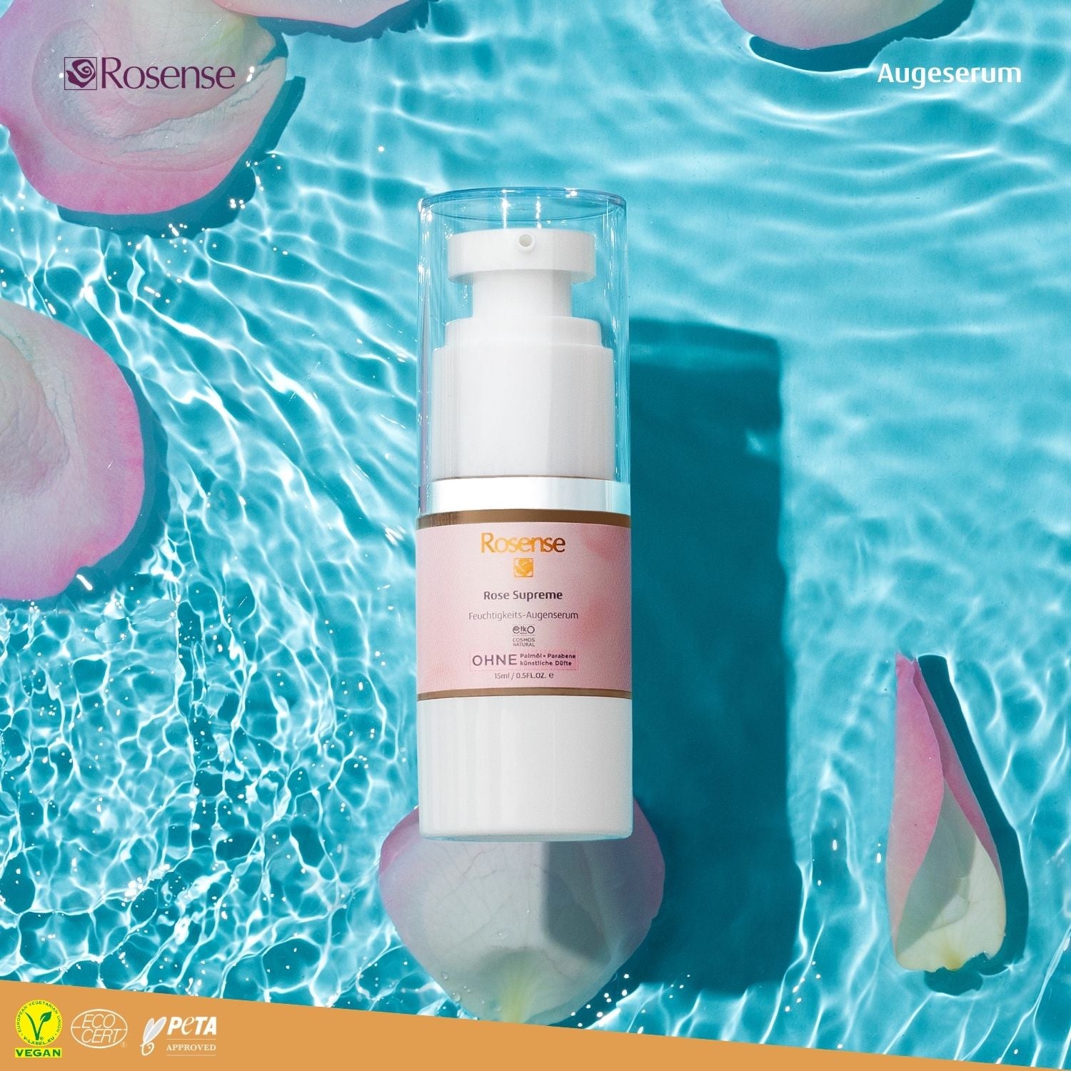 Rosense Rose Supreme Feuchtigkeits-Augenserum - 15 ml