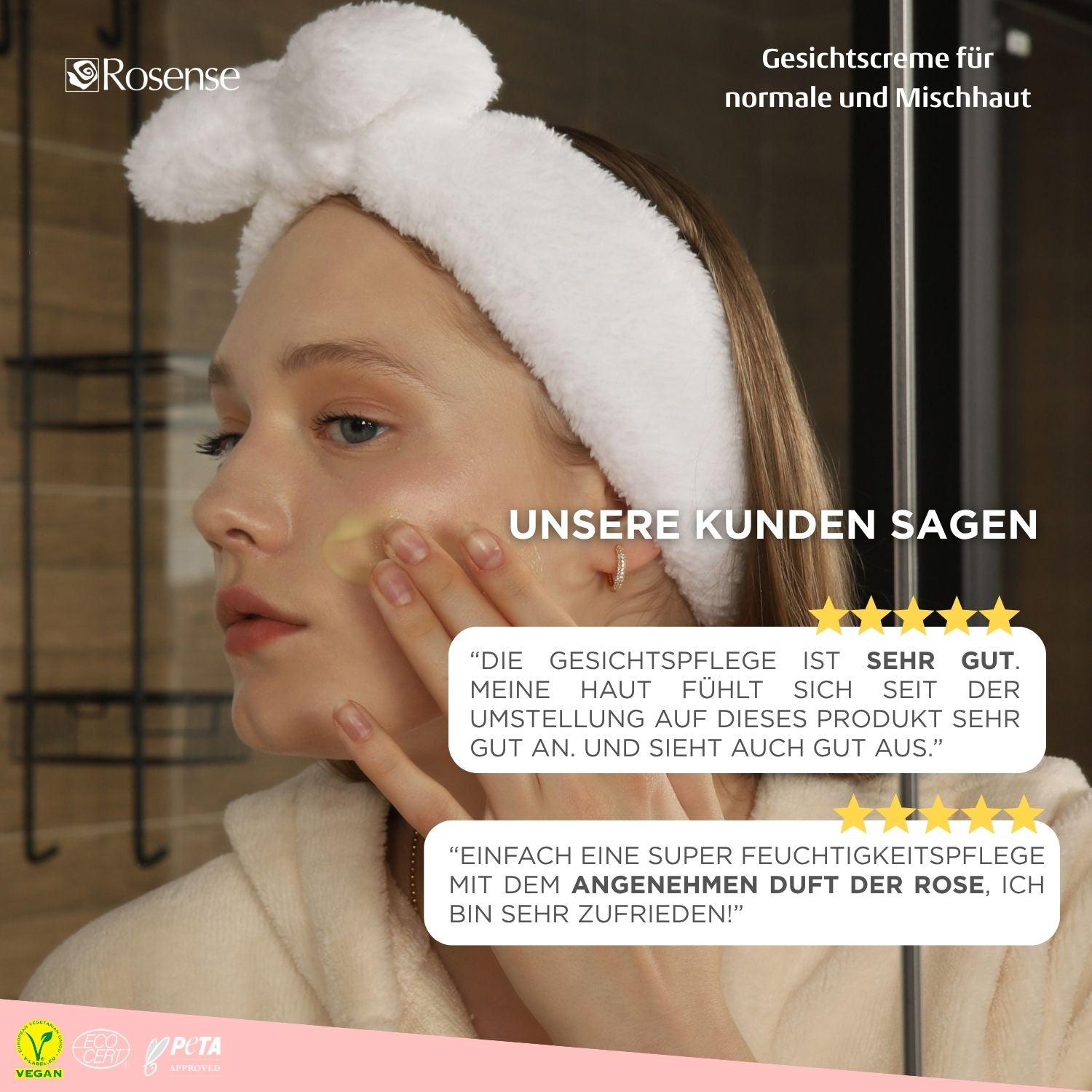Rosense Supreme Hydration Gesichtscreme für normale und Mischhaut - 50 ml