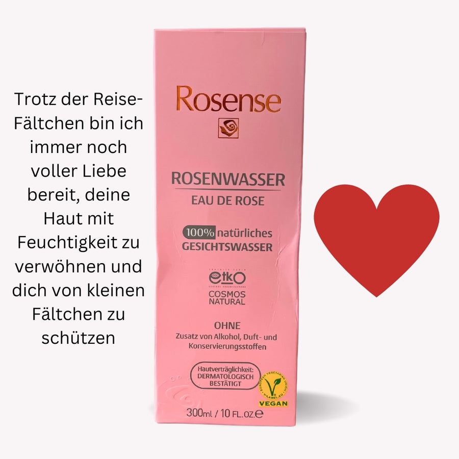 Rosense Rosenwasser 300 ml- mit kurzer Mindesthaltbarkeit
