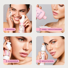 Rosense care set for normal and combination skin