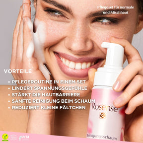 Rosense care set for normal and combination skin