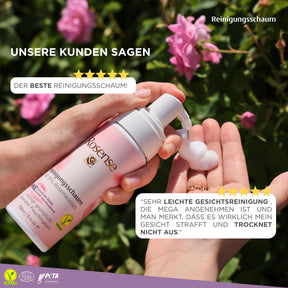 Rosense Reinigungsschaum mit 91% Rosenwasser - 150 ml