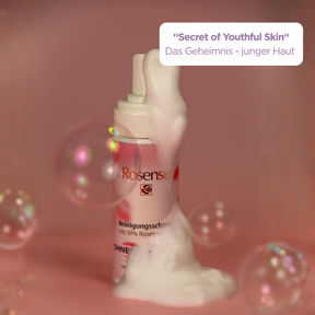 Rose water cleansing foam