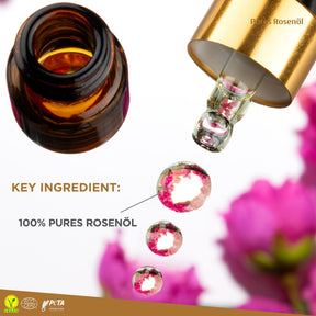 100% natural, pure rose oil