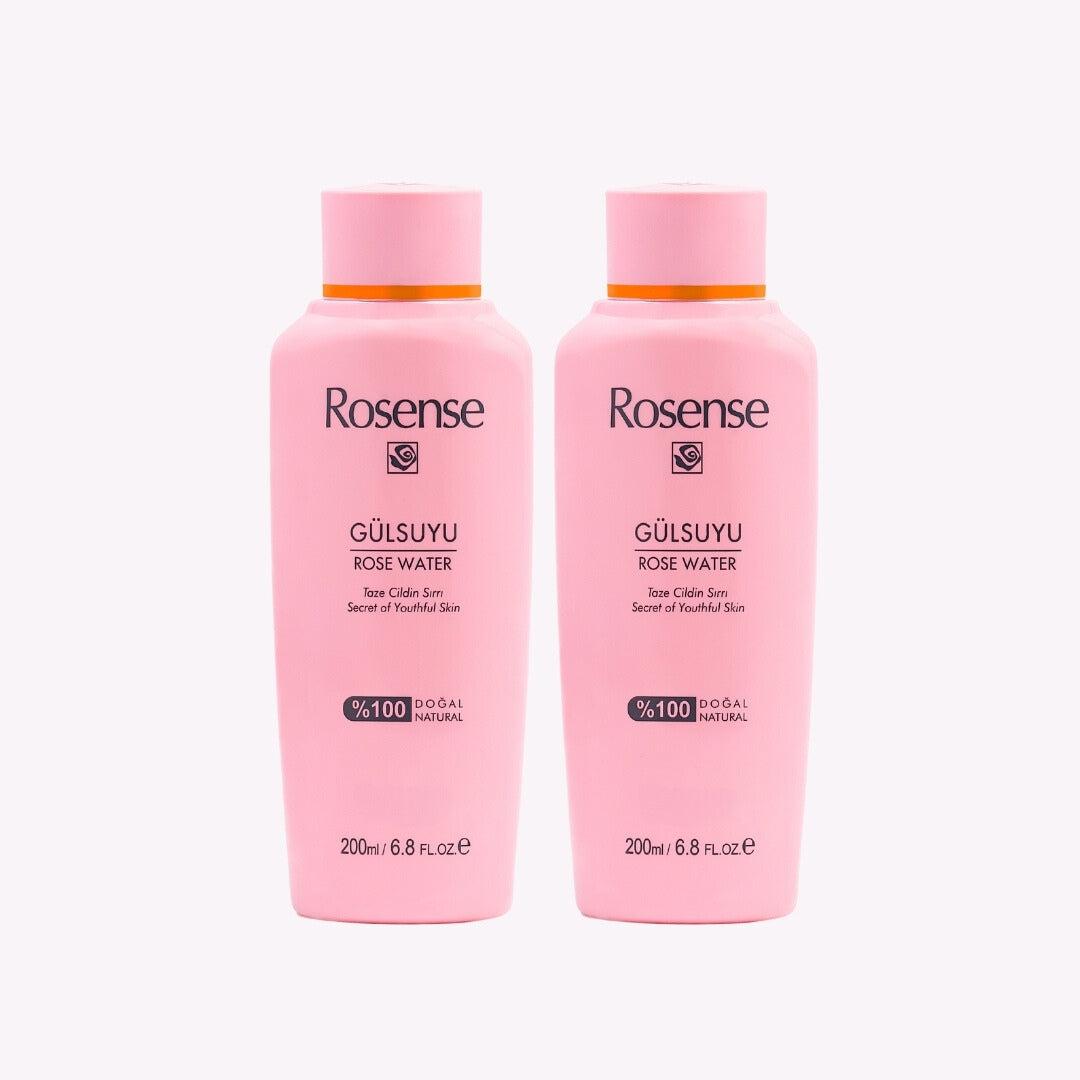 Rosense 2× Rosenwasser 200 ml | Doppelpack für natürliche Frische