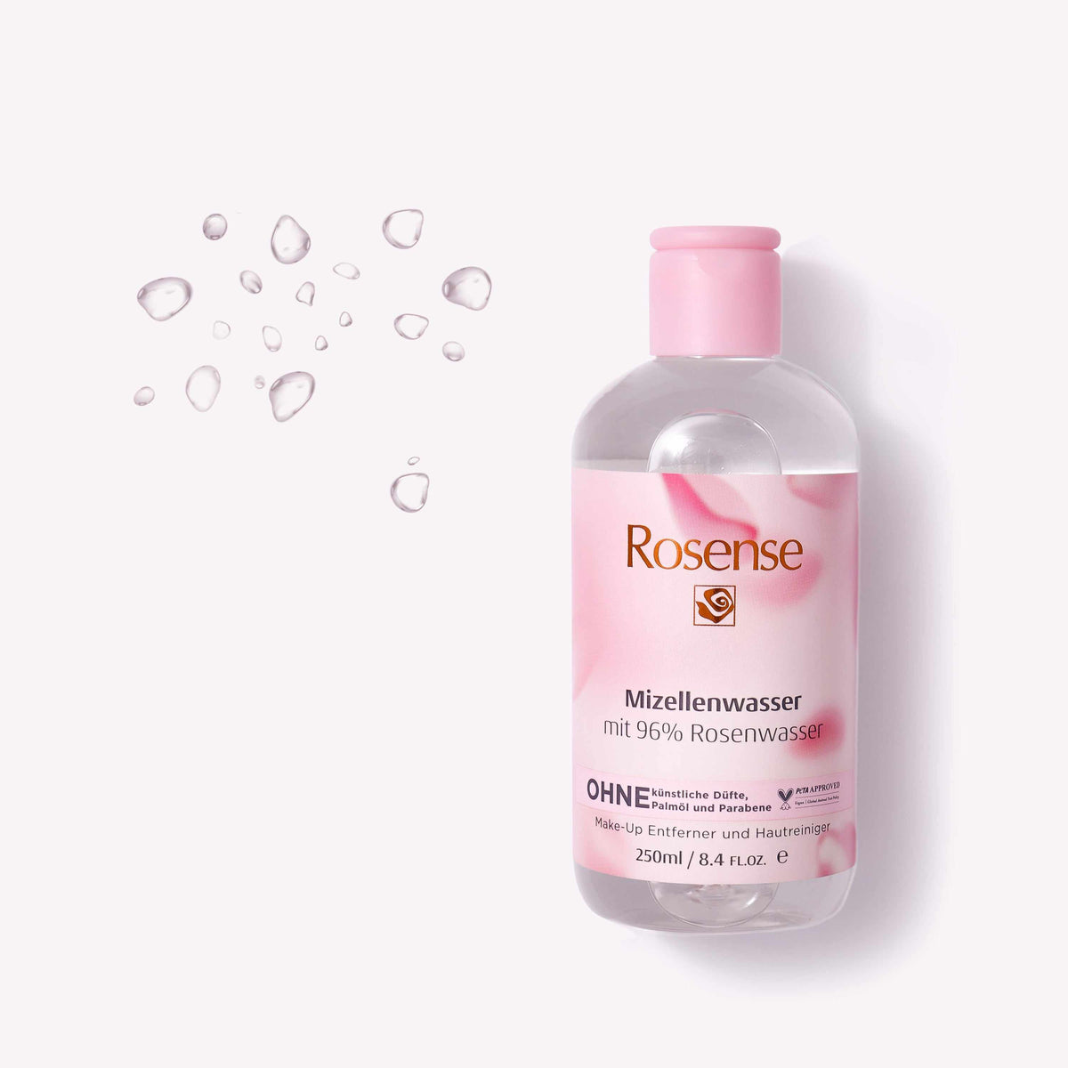 Rosense Mizellen Rosenwasser | Sanfte Make-up-Entfernung & Pflege