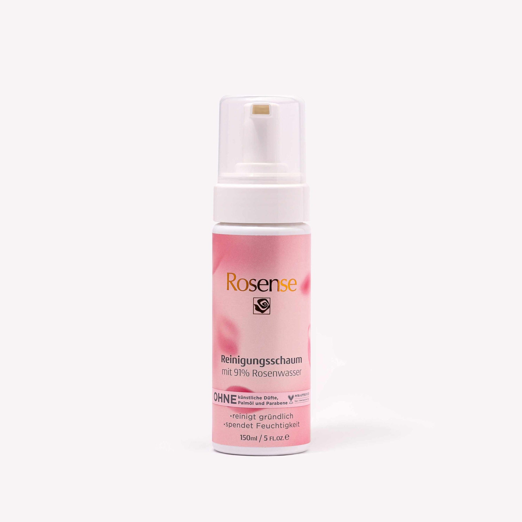 Rosense Reinigungsschaum mit 91% Rosenwasser - 150 ml