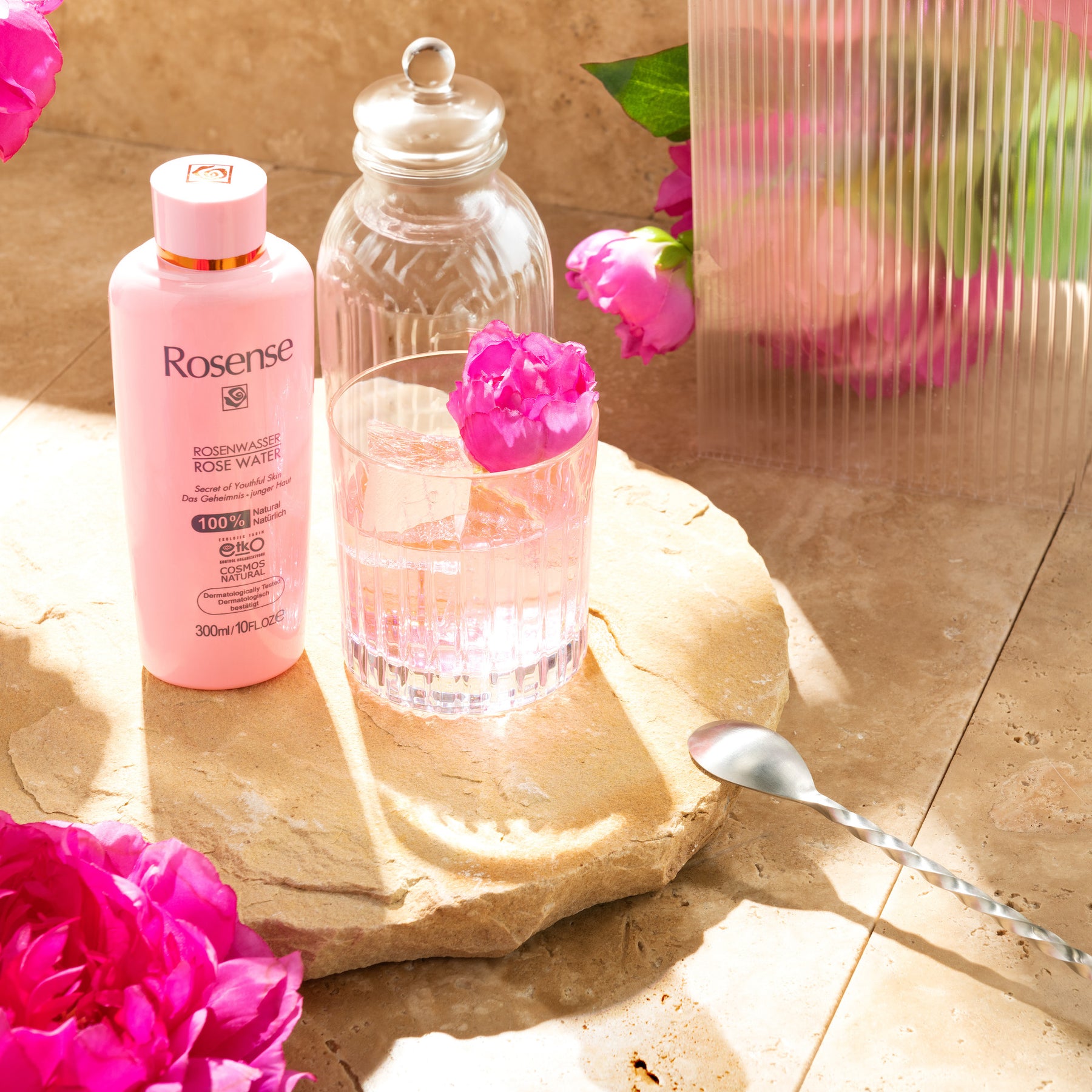 Rosense Rosenwasser 300 ml | Das Original – Nr. 1 Rosenwasser