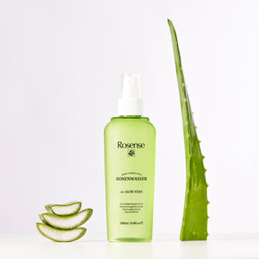 Rosense Rosenwasser Spray 3er Set | Mit Hyaluron, Aloe Vera & Grüntee