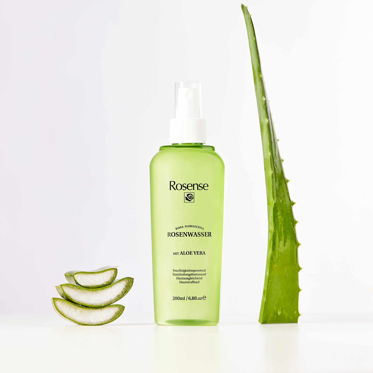 Rosense Rosenwasser Spray mit Aloe Vera | Beruhigende & regenerierende Pflege