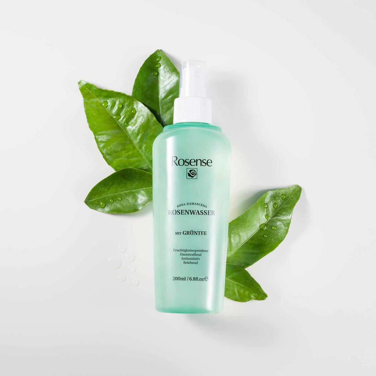 Rosense Rosenwasser Spray mit Grüntee | Erfrischende & antioxidative Pflege