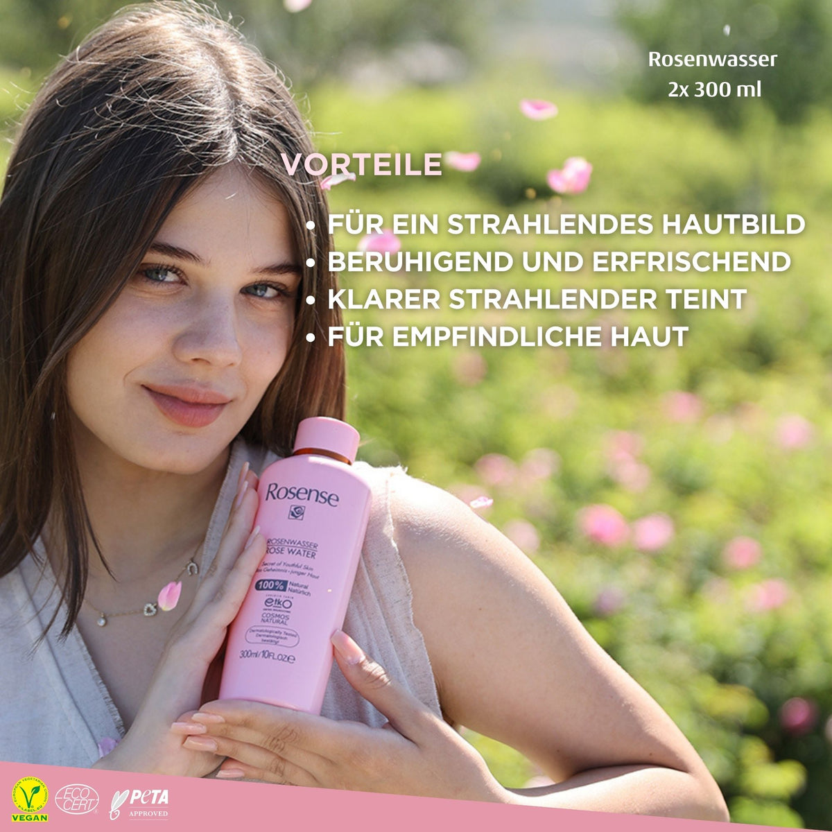 Rosense Rosenwasser 300ml - Neukundenpreis inkl. Versand