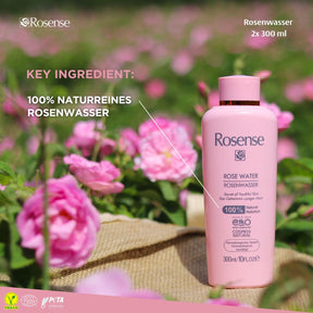 Rosense 2x Rose Water - 300 ml