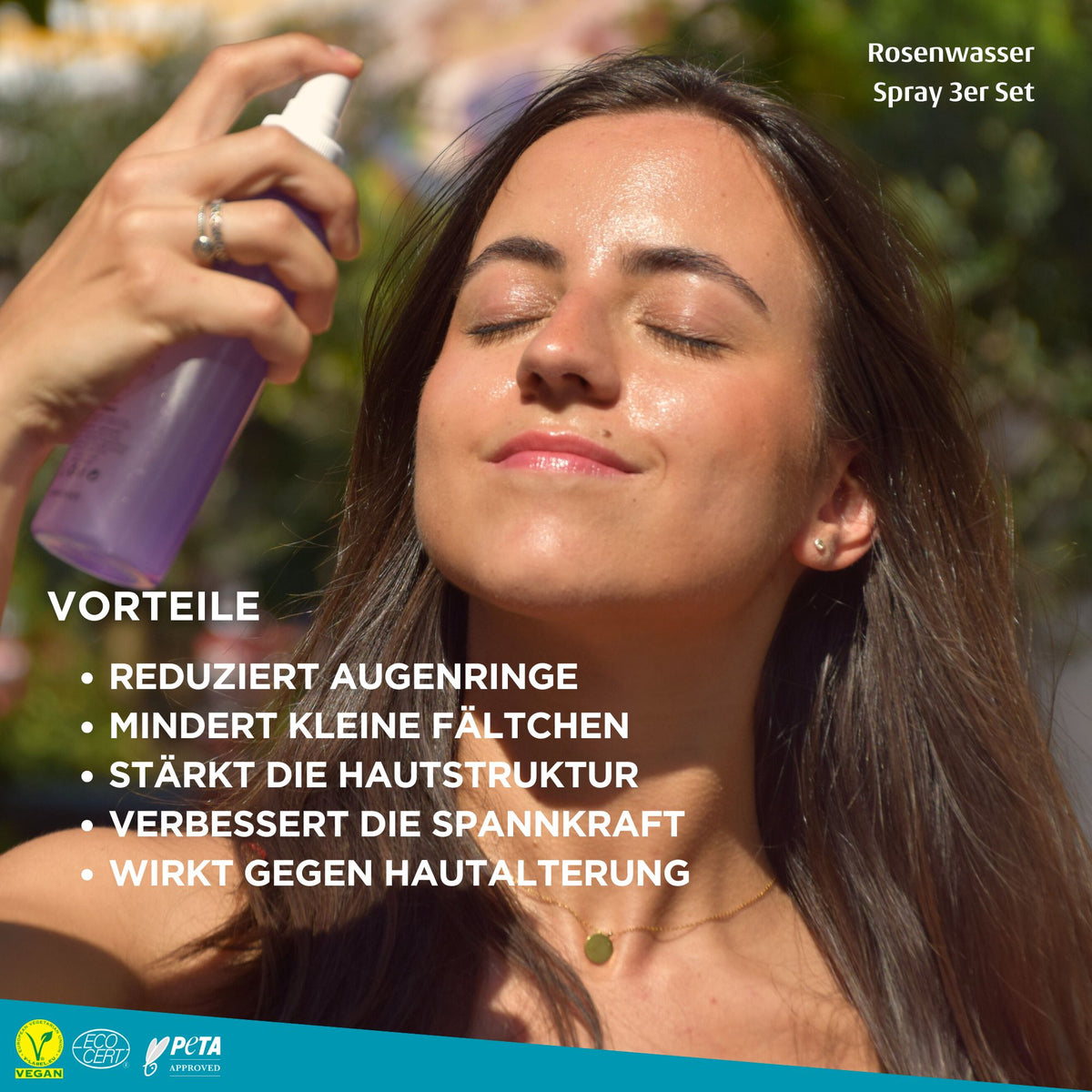 Rosense Rosenwasser Spray- 3er Set
