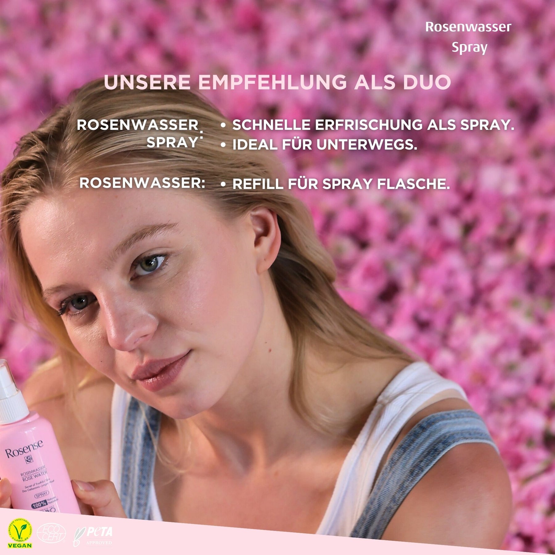 Rosense Rosenwasser Spray - 100ml