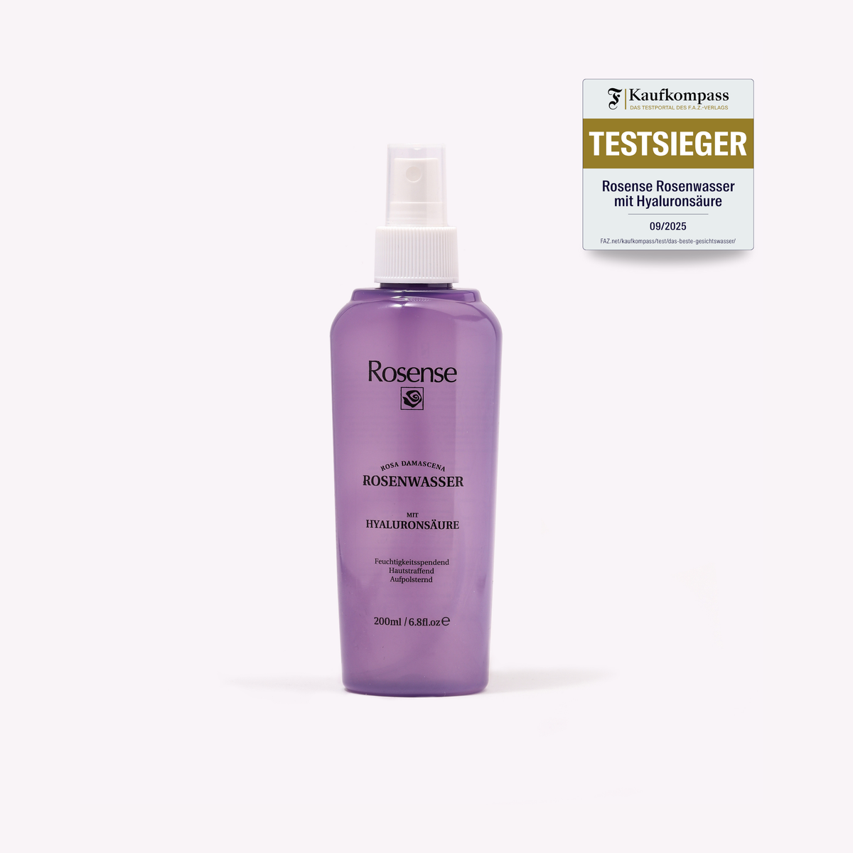 Rosense Rosenwasser mit Hyaluronsäure Spray - 200 ml