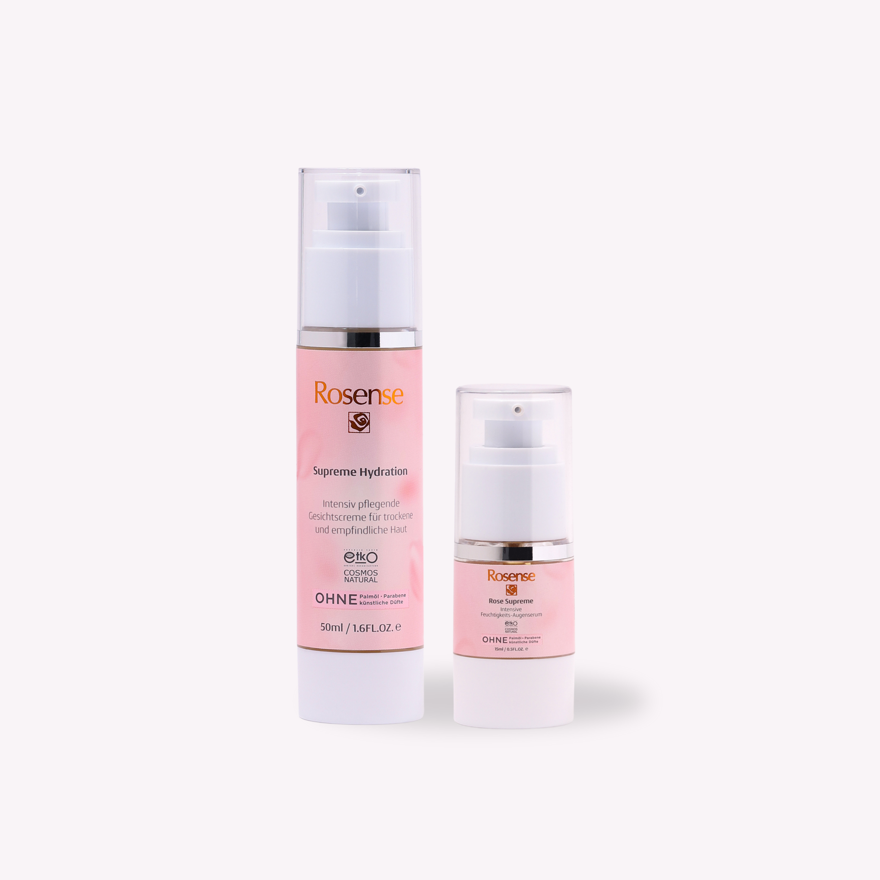 Rosense Gesichtscreme für trockene und empfindliche Haut und Augenserum- Set