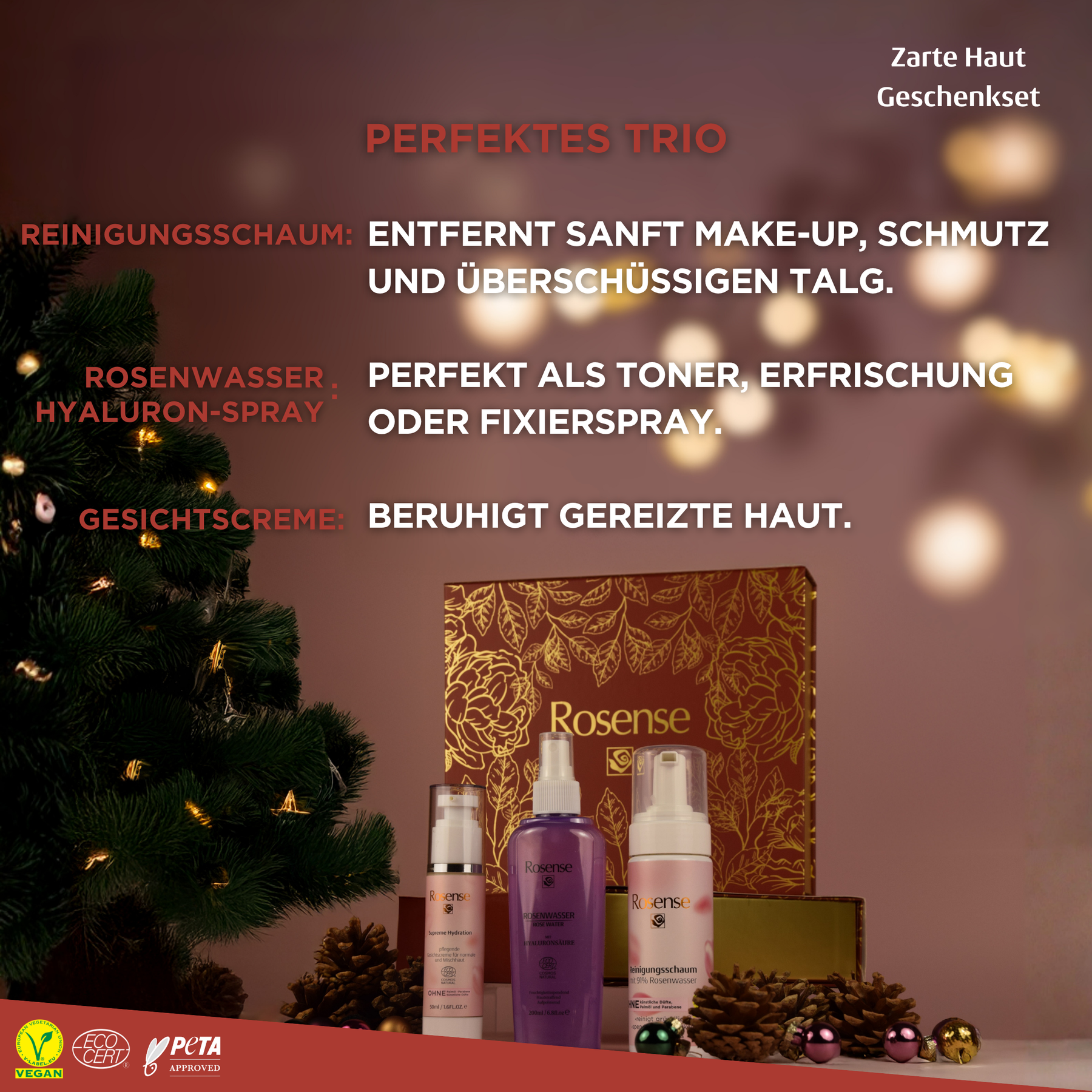 Rosense zarte Haut Geschenkset